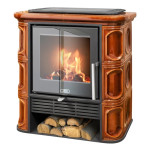 Kachlová kamna ABX Florencie exklusive Hnědá